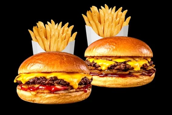 COMBO 1 CON QUESO + 1 BARBACUE