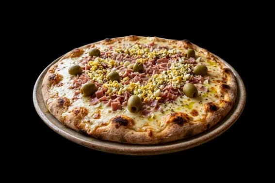 Pizza Jamón y Huevo